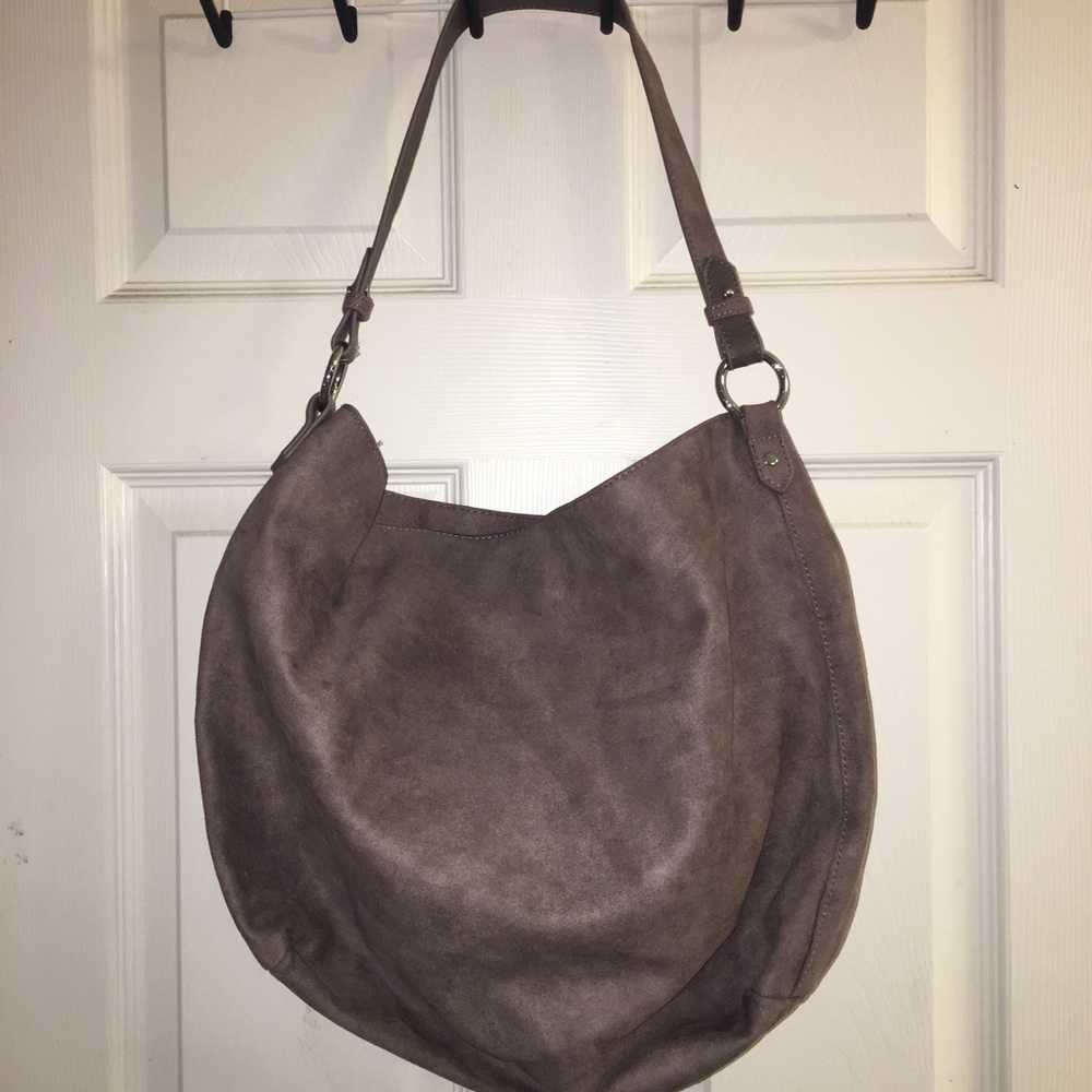 Old Navy suede hobo bag